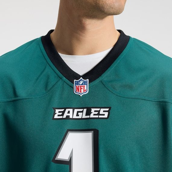 Nike Philadelphia Eagles Custom Game Jersey Midnight Green