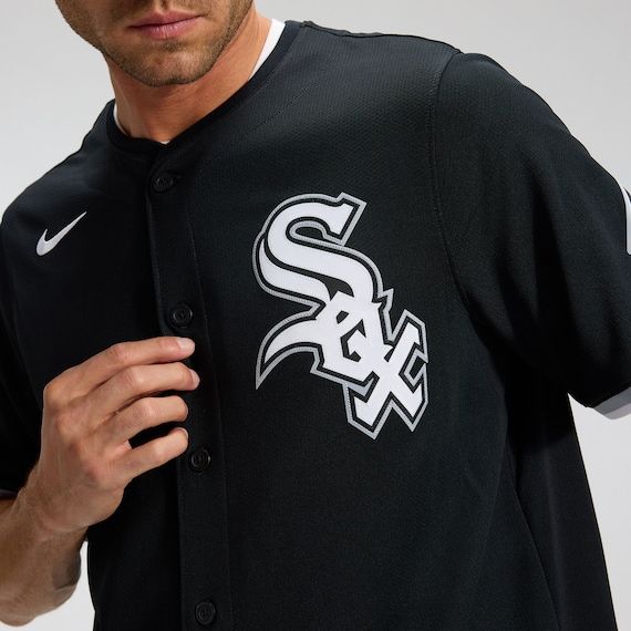 Nike Chicago White Sox Alternate Limited Custom Jersey Black