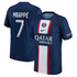 Nike Kylian Mbappé PSG Authentic jersey 2023 in navy with player number 7 and sponsor logo
