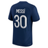 Lionel Messi PSG 2023 Nike Authentic jersey featuring player name and number on the back