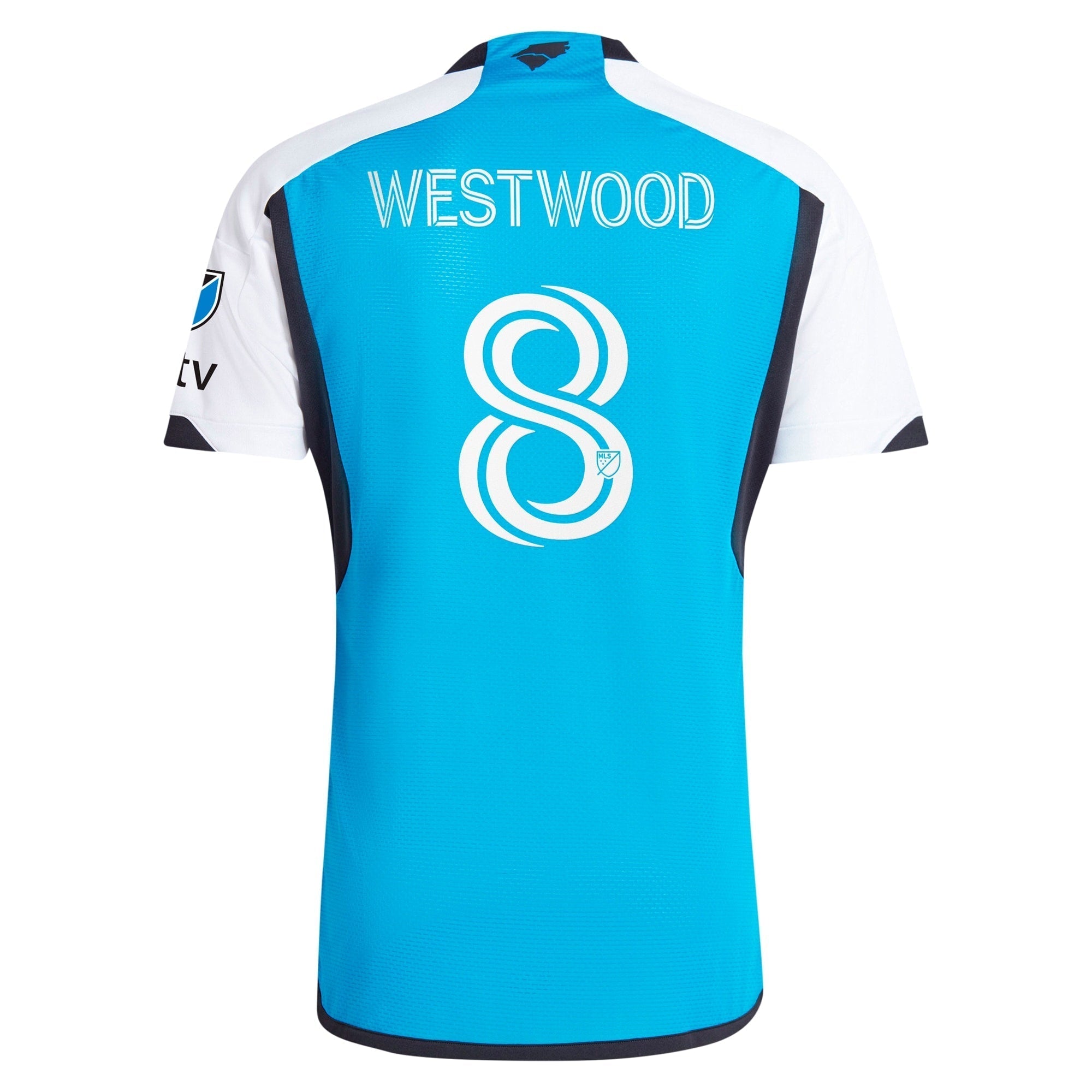 Ashley Westwood Charlotte FC adidas 2024 The Carolina Kit: Explore  Player Authentic T-shirt - Blue