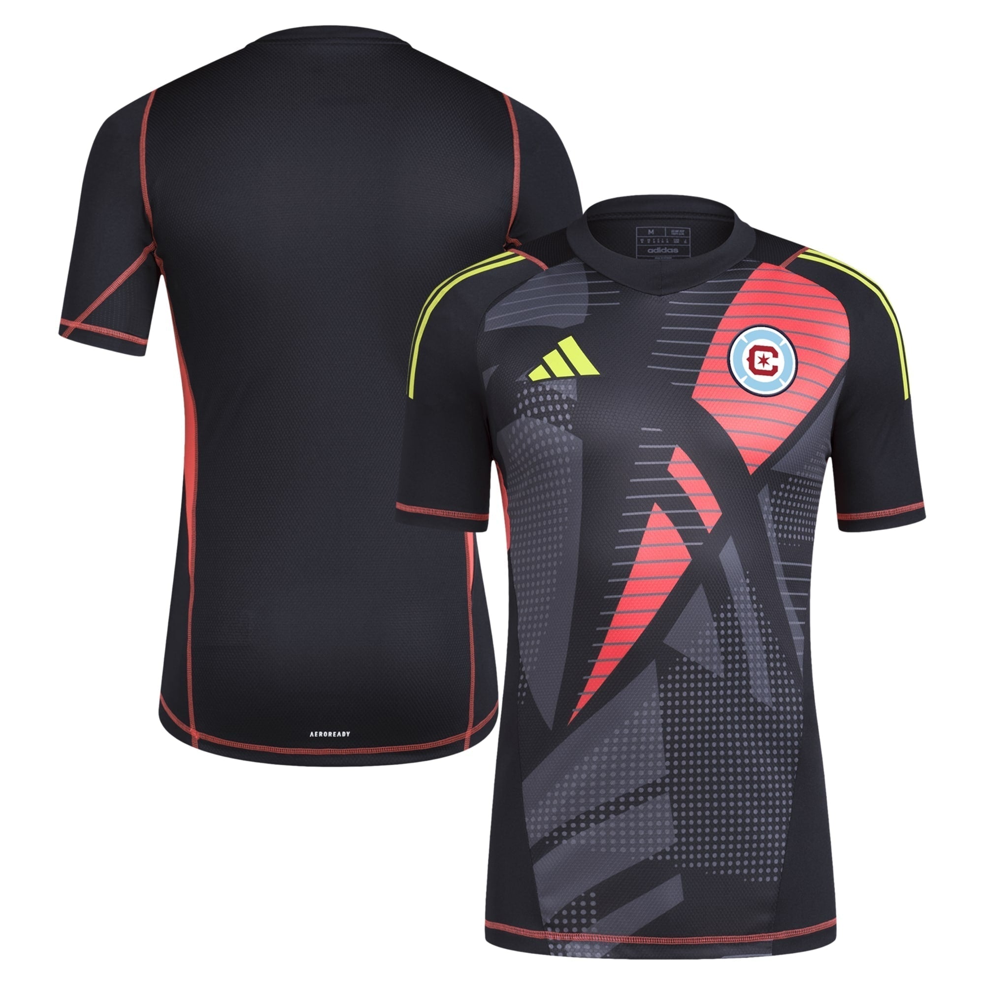 Chicago Fire adidas 2024 Goalkeeper Authentic T-shirt - Black