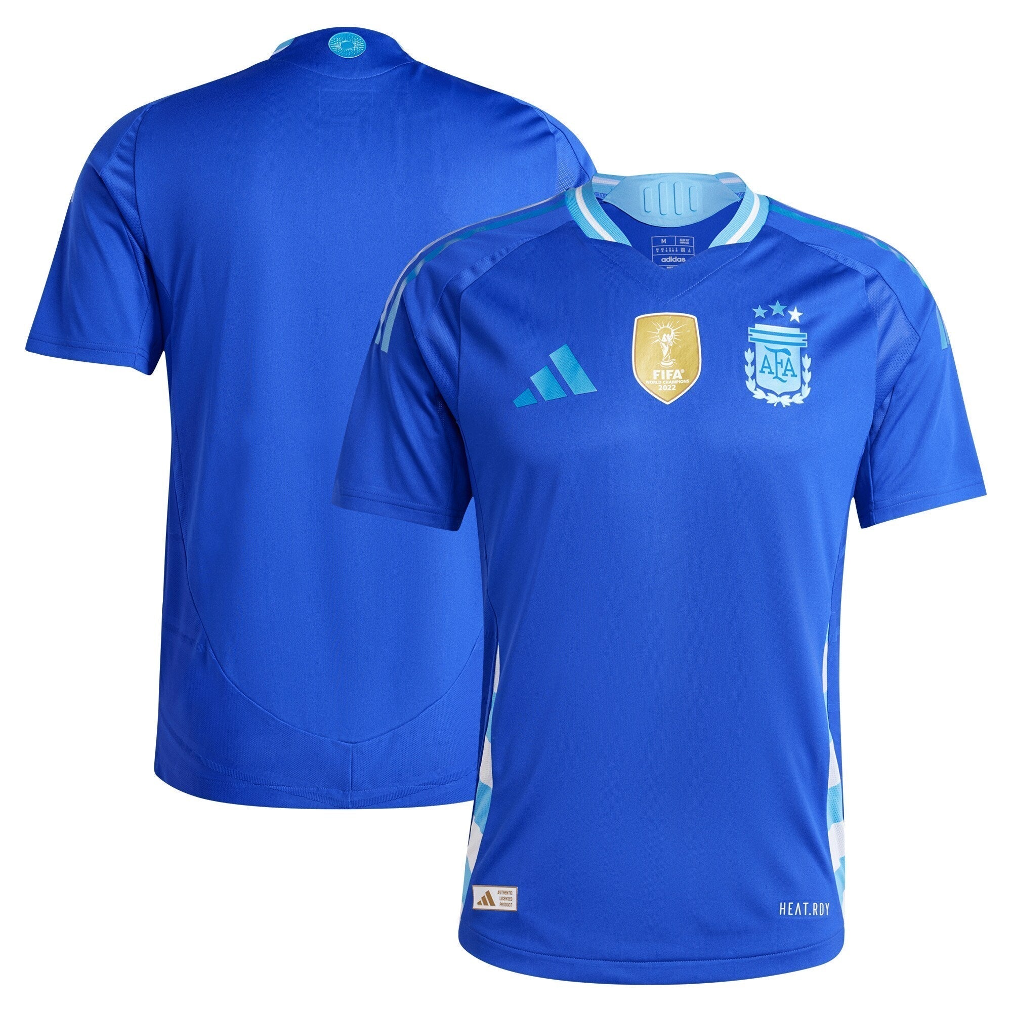 Argentina National Team adidas 2024 Away Authentic T-shirt - Blue