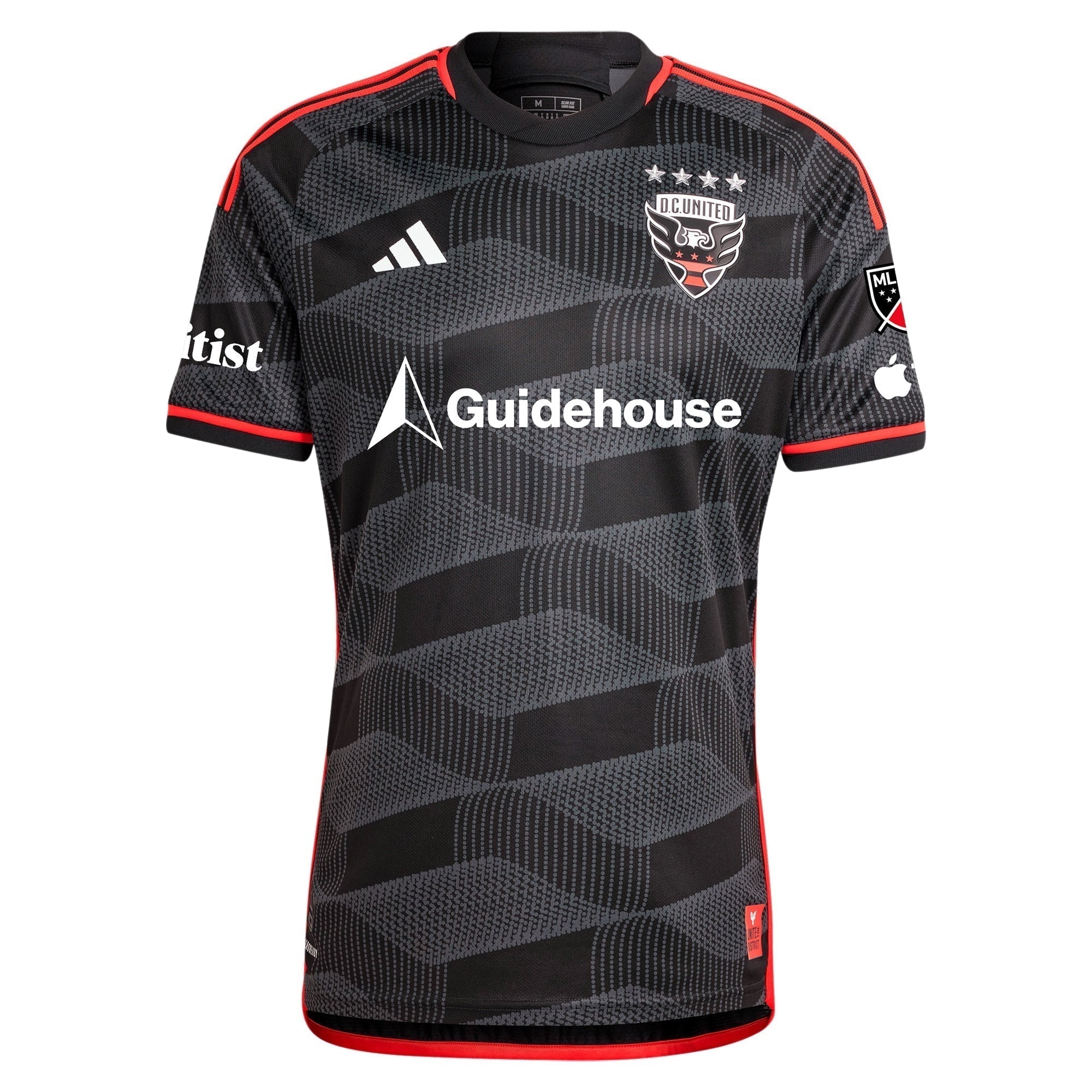Christian Benteke D.C. United adidas 2024 The Icon Kit Player Authentic T-shirt – Black