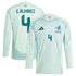 Edson Alvarez Mexico National Team adidas 2024 Away Player Long Sleeve Authentic T-shirt - Green
