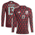 Guillermo Ochoa Mexico National Team adidas 2024 Home Player Long Sleeve Authentic T-shirt - Burgundy