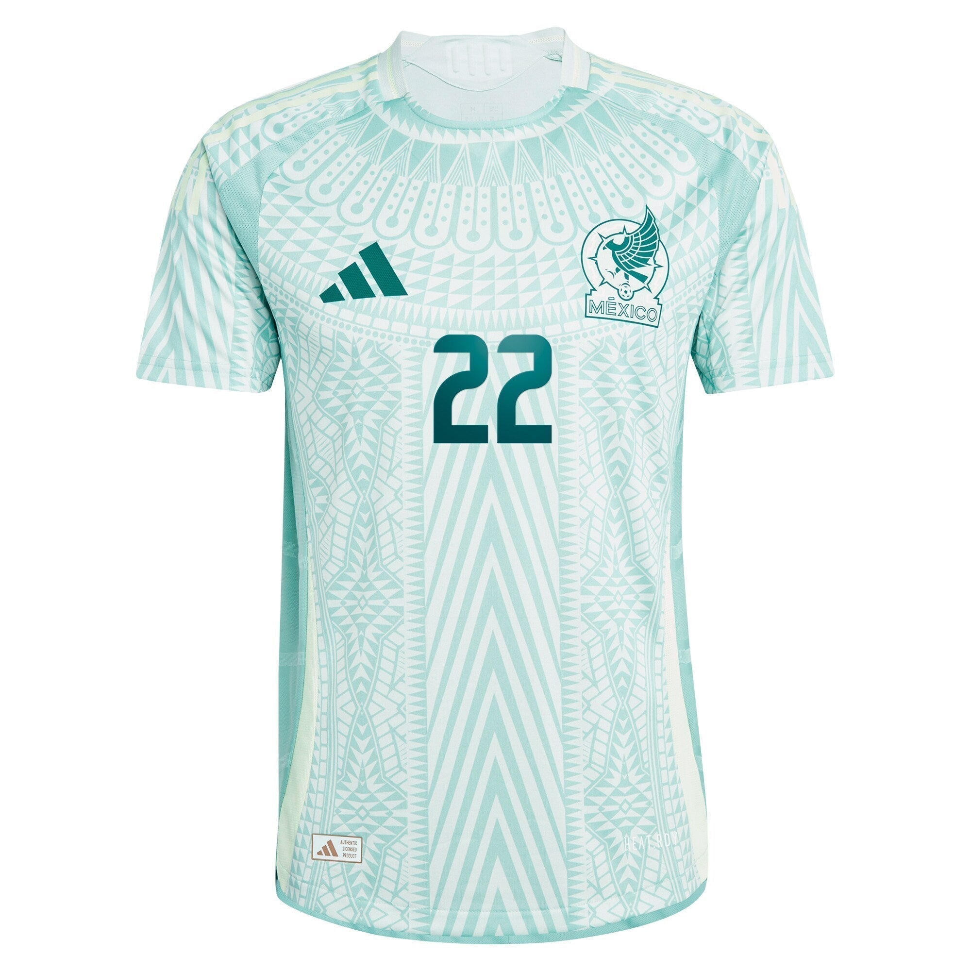 Hirving Lozano Mexico National Team adidas 2024 Away Player Authentic T-shirt - Green