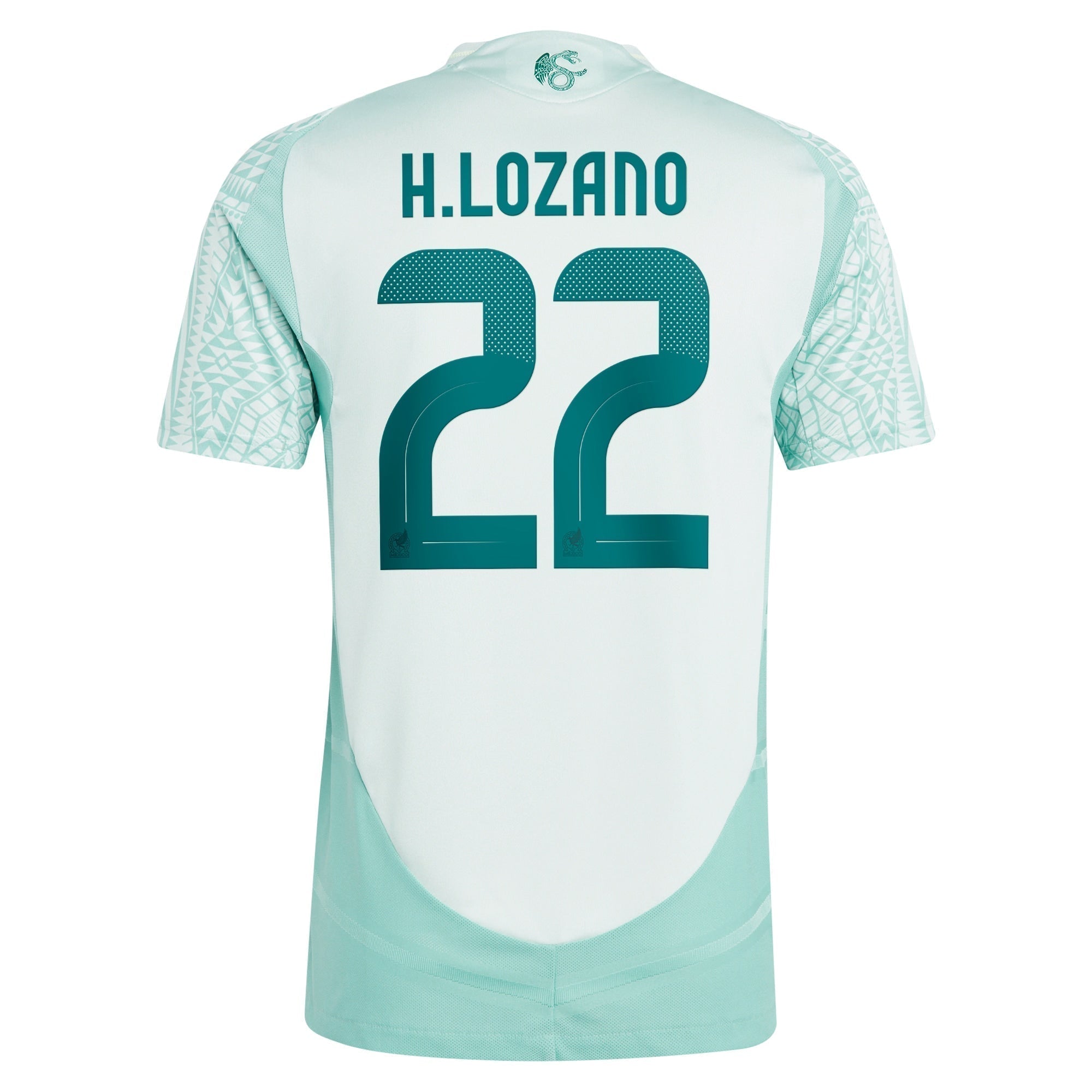 Hirving Lozano Mexico National Team adidas 2024 Away Player Authentic T-shirt - Green