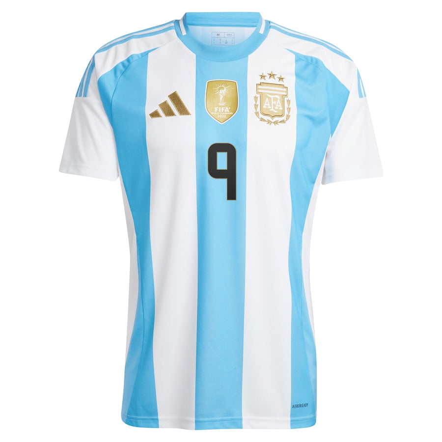 Julián Álvarez Argentina National Team adidas 2024 Home Authentic T-shirt - White