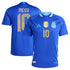 Lionel Messi Argentina National Team adidas 2024 Away Player Authentic T-shirt - Blue