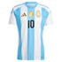 Lionel Messi Argentina National Team adidas 2024 Home Player Authentic T-shirt - White