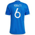Marco Verratti Italy National Team adidas 2023 Home  Authentic T-shirt - Blue