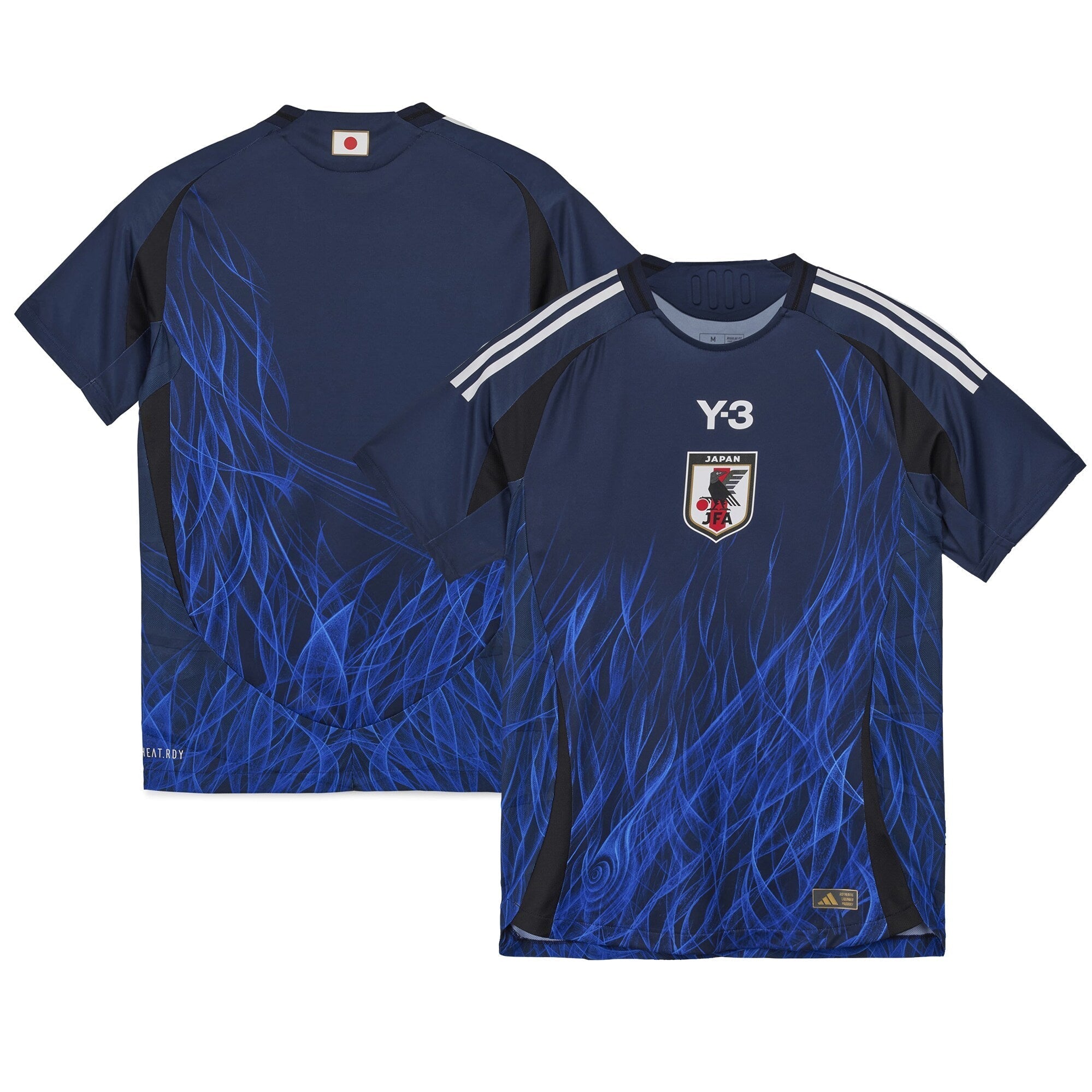 Japan National Team x Y-3 adidas 2024 Home Authentic T-shirt - Navy