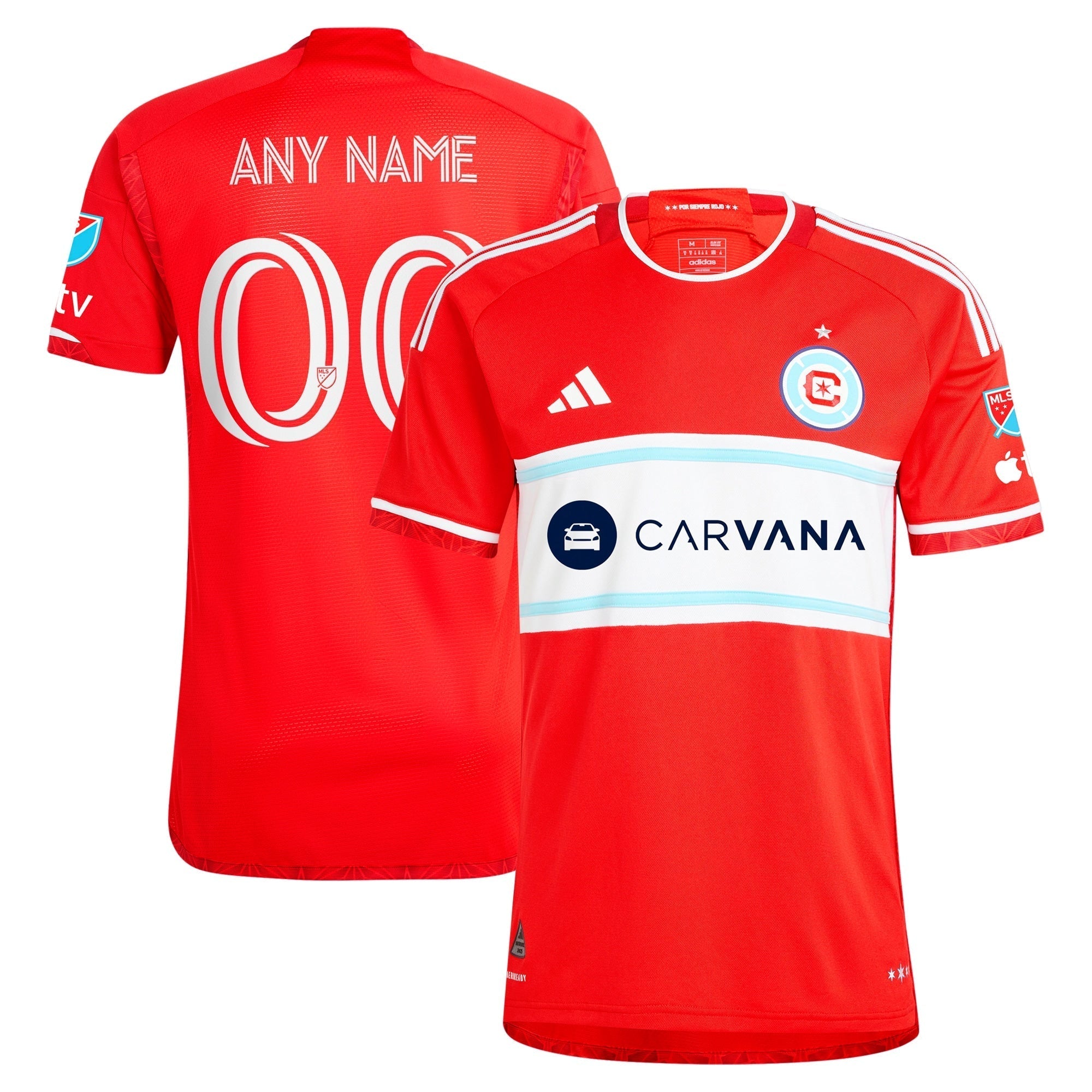 Chicago Fire adidas 2024 Return To Red Custom Authentic T-shirt – Red