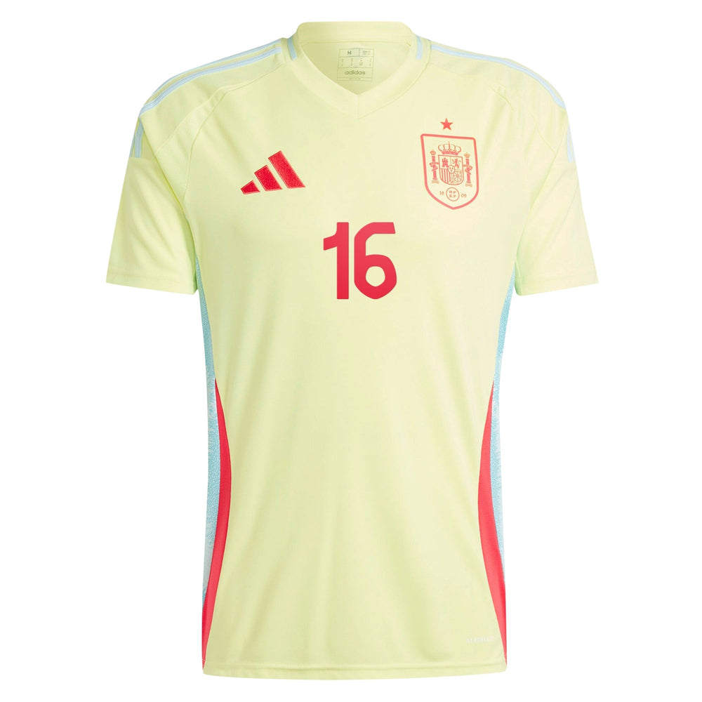 Rodrigo Spain National Team Adidas 2024 Away Authentic T shirt Yello rodrigo-spain-national-team-adidas-2024-away-authentic-t-shirt-yello