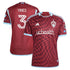 Sam Vines Colorado Rapids adidas 2024 One Flag Kit Player Authentic T-shirt - Burgundy