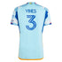 Sam Vines Colorado Rapids adidas 2024 New Day Kit Player Authentic T-shirt - Light Blue