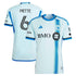 Samuel Piette CF Montreal adidas 2024 La Main Player Authentic T-shirt – Light Blue