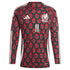 Santiago Giménez Mexico National Team adidas 2024 Home Player Long Sleeve Authentic T-shirt - Burgundy