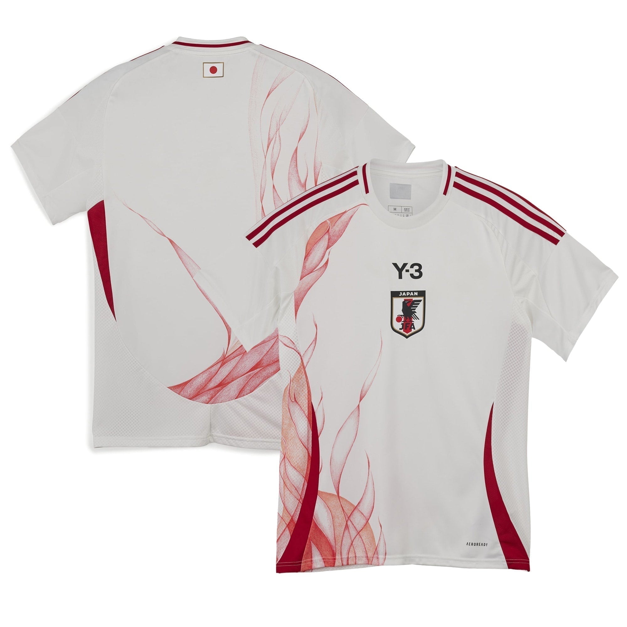 Japan National Team x Y-3 adidas 2024 Away  Authentic T-shirt - White