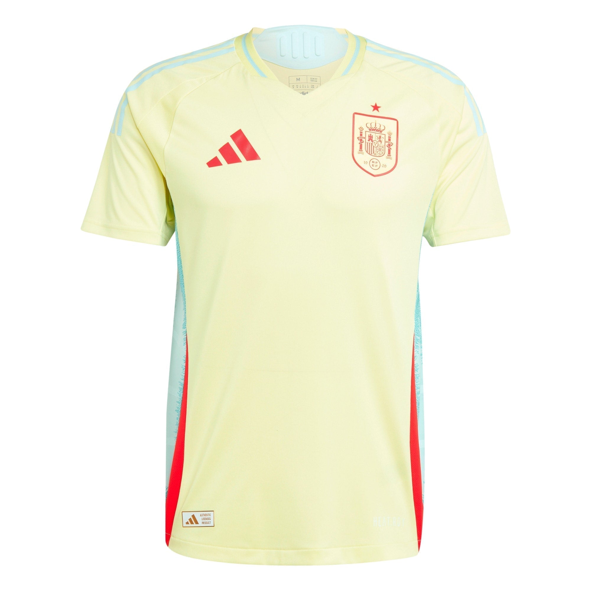 Spain National Team adidas 2024 Away  Authentic T-shirt - Yellow