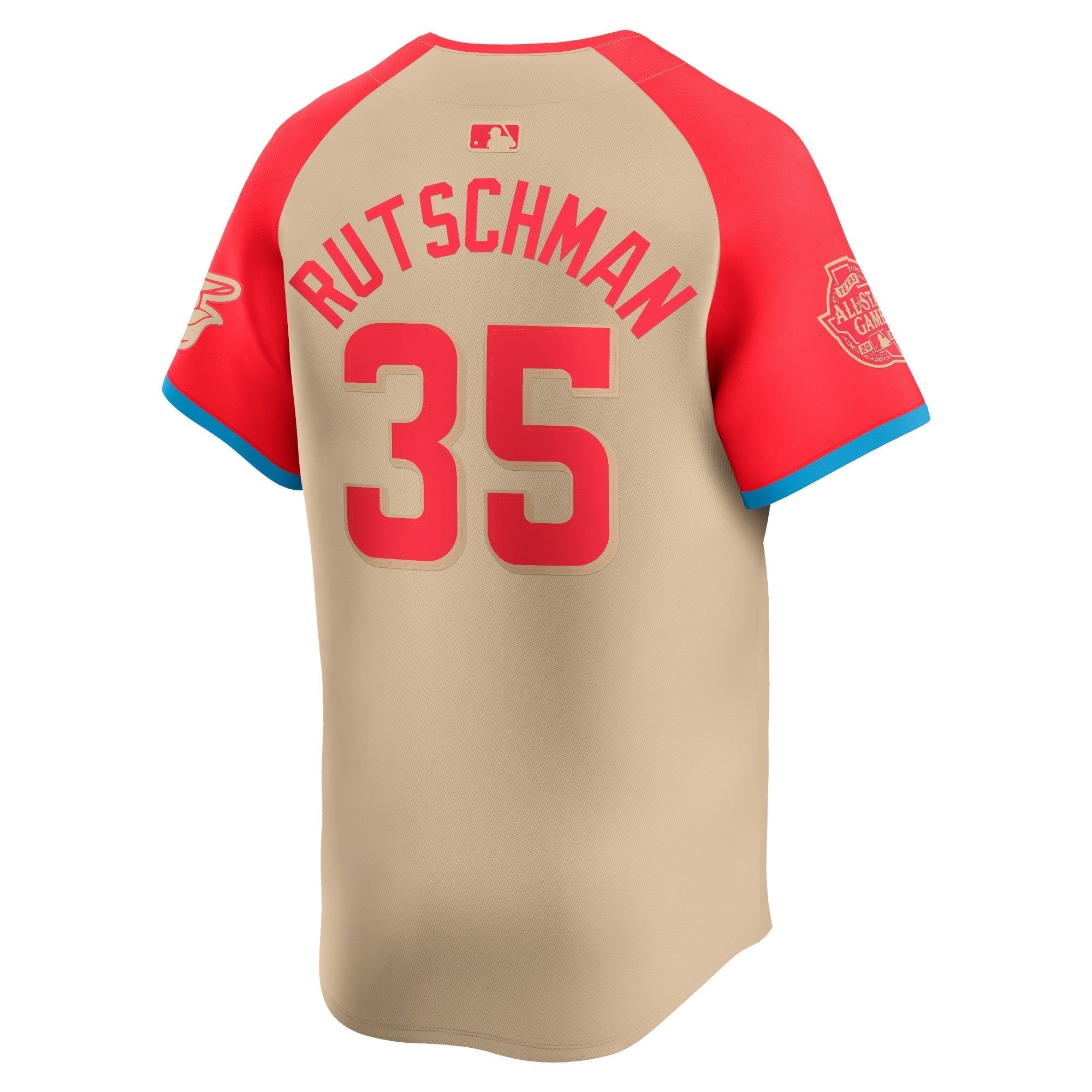 Adley Rutschman American League Nike 2024 MLB All-Star Game Limited Player Authentic T-shirt - Cream