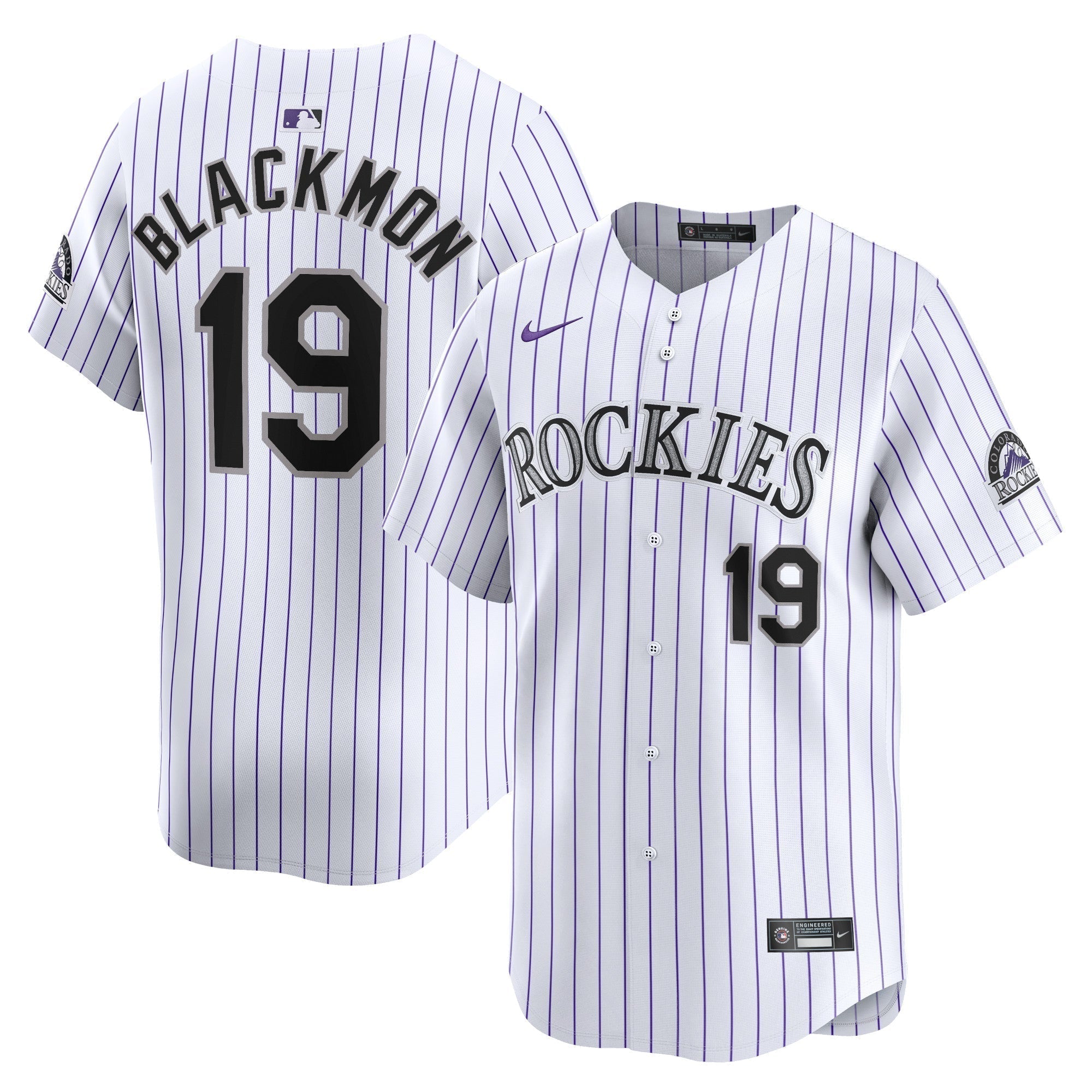 Charlie Blackmon Colorado Rockies Nike Home Limited Player Authentic T-shirt - White