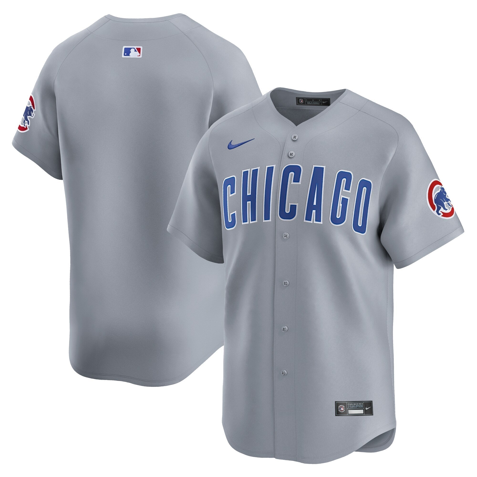 Chicago Cubs Nike Road Limited Authentic T-shirt – Gray