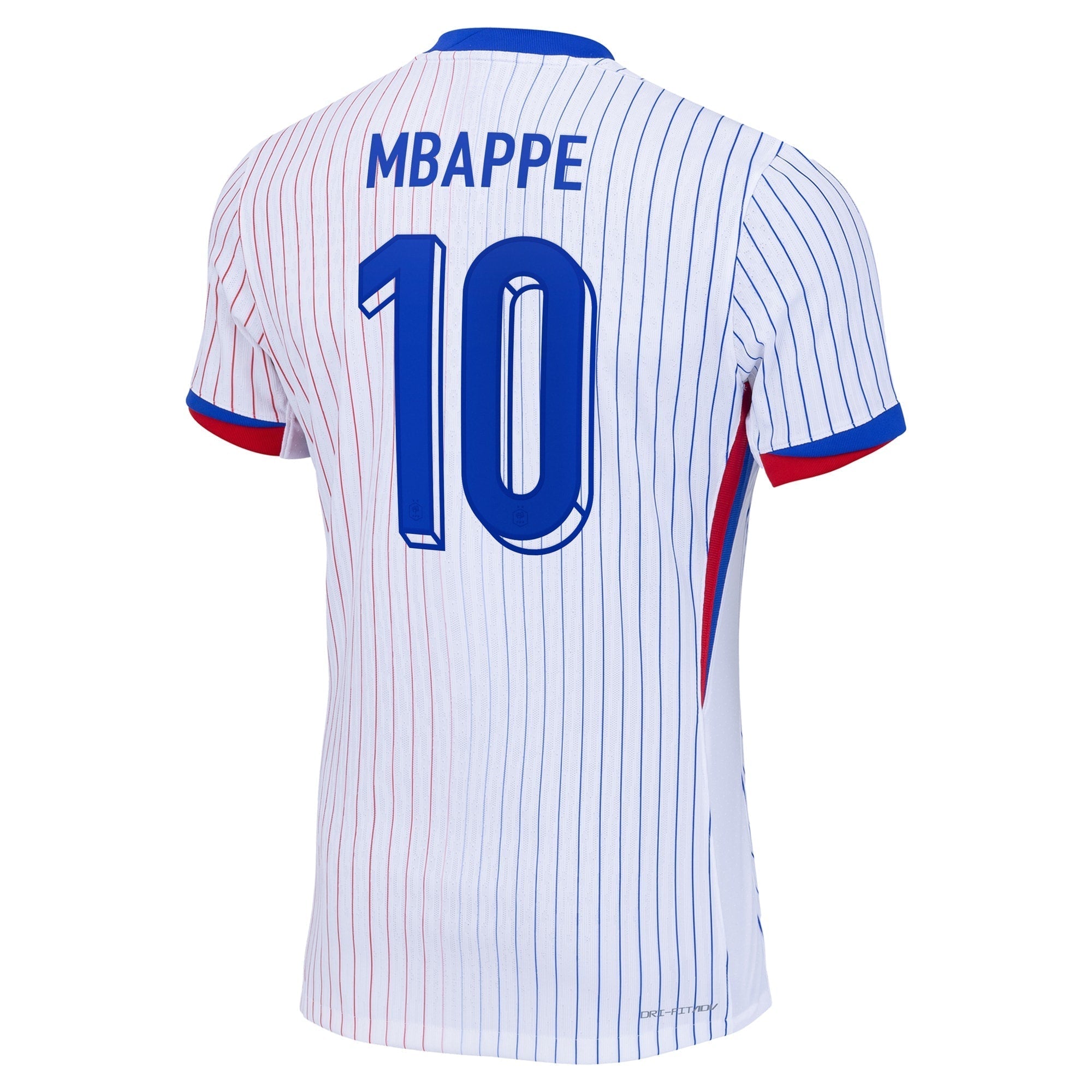 Kylian Mbappe France National Team Nike 2024 Away Authentic T-shirt - White