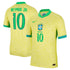Neymar Jr. Brazil National Team Nike 2024 Home Match Player Authentic T-shirt – Yellow