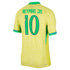 Neymar Jr. Brazil National Team Nike 2024 Home Match Player Authentic T-shirt – Yellow