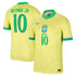 Neymar Jr. Brazil National Team Nike 2024 Home Stadium Player Authentic T-shirt – Yellow