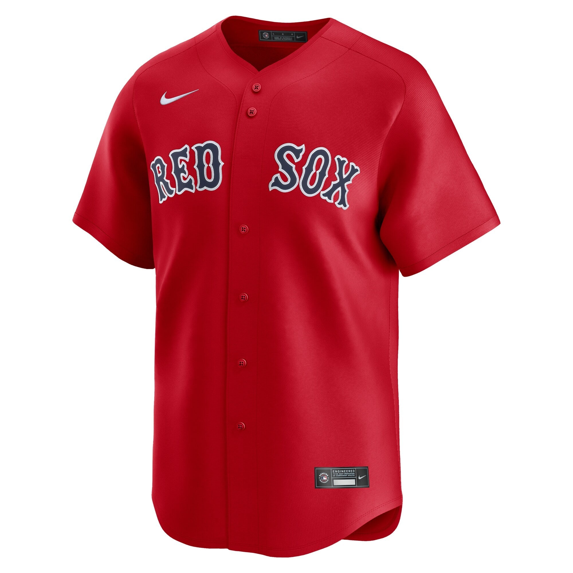 Boston Red Sox Nike Alternate Limited Custom Authentic T-shirt – Red