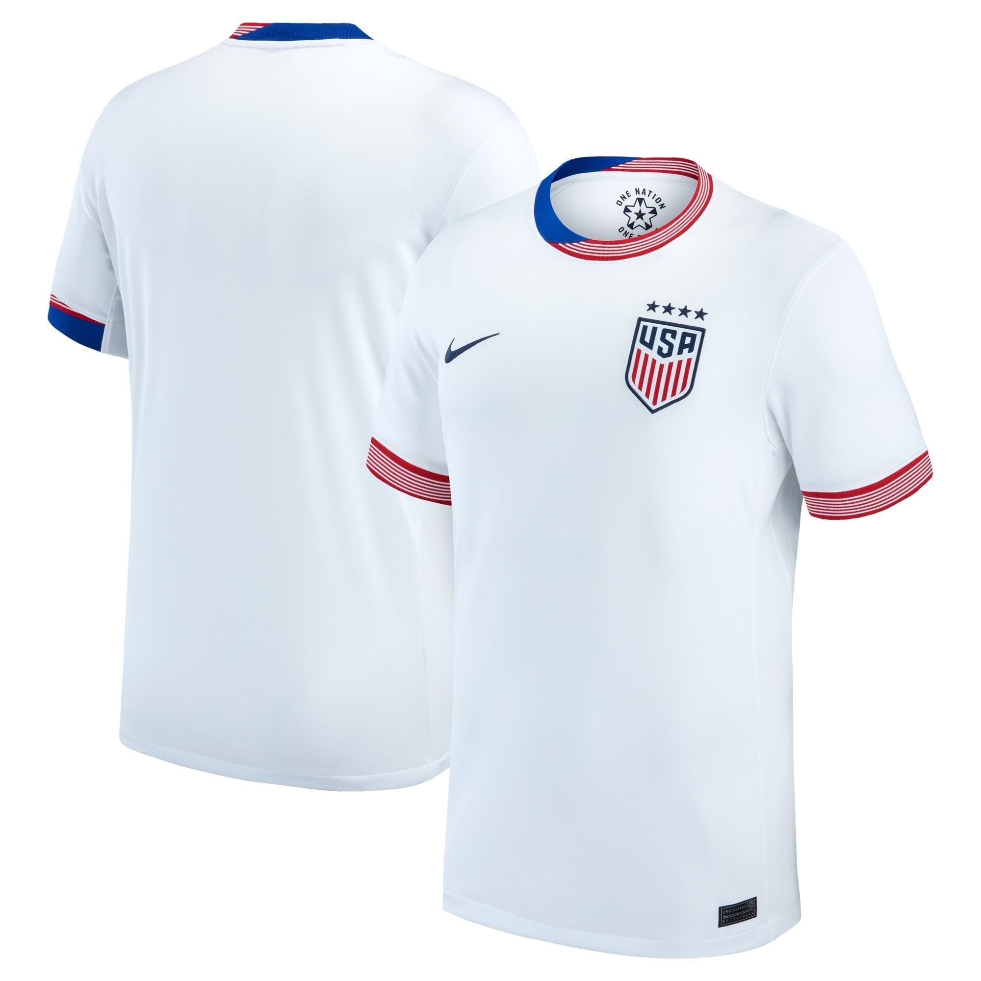 USWNT Nike 2024 Home Stadium Authentic T-shirt – White