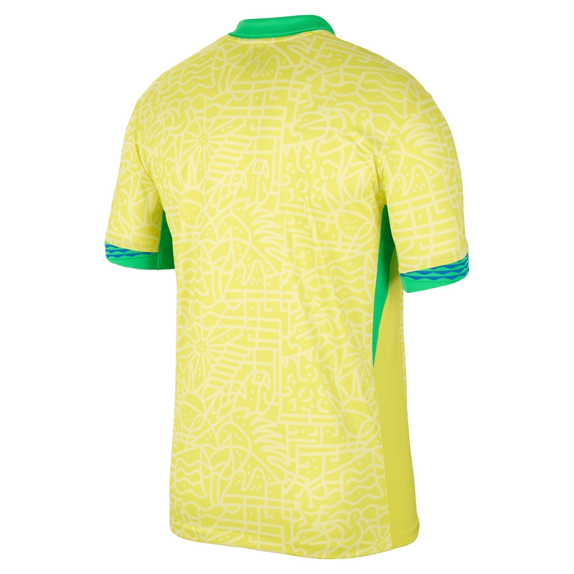 Brazil National Team Nike 2024 Home Stadium Authentic T-shirt – Yellow