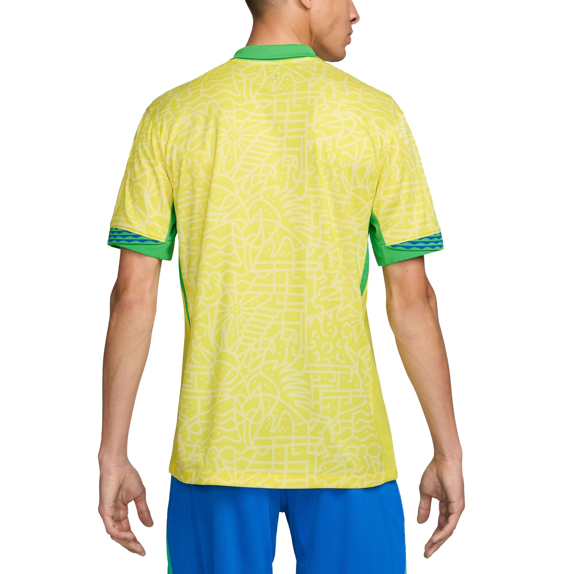 Brazil National Team Nike 2024 Home Stadium Authentic T-shirt – Yellow