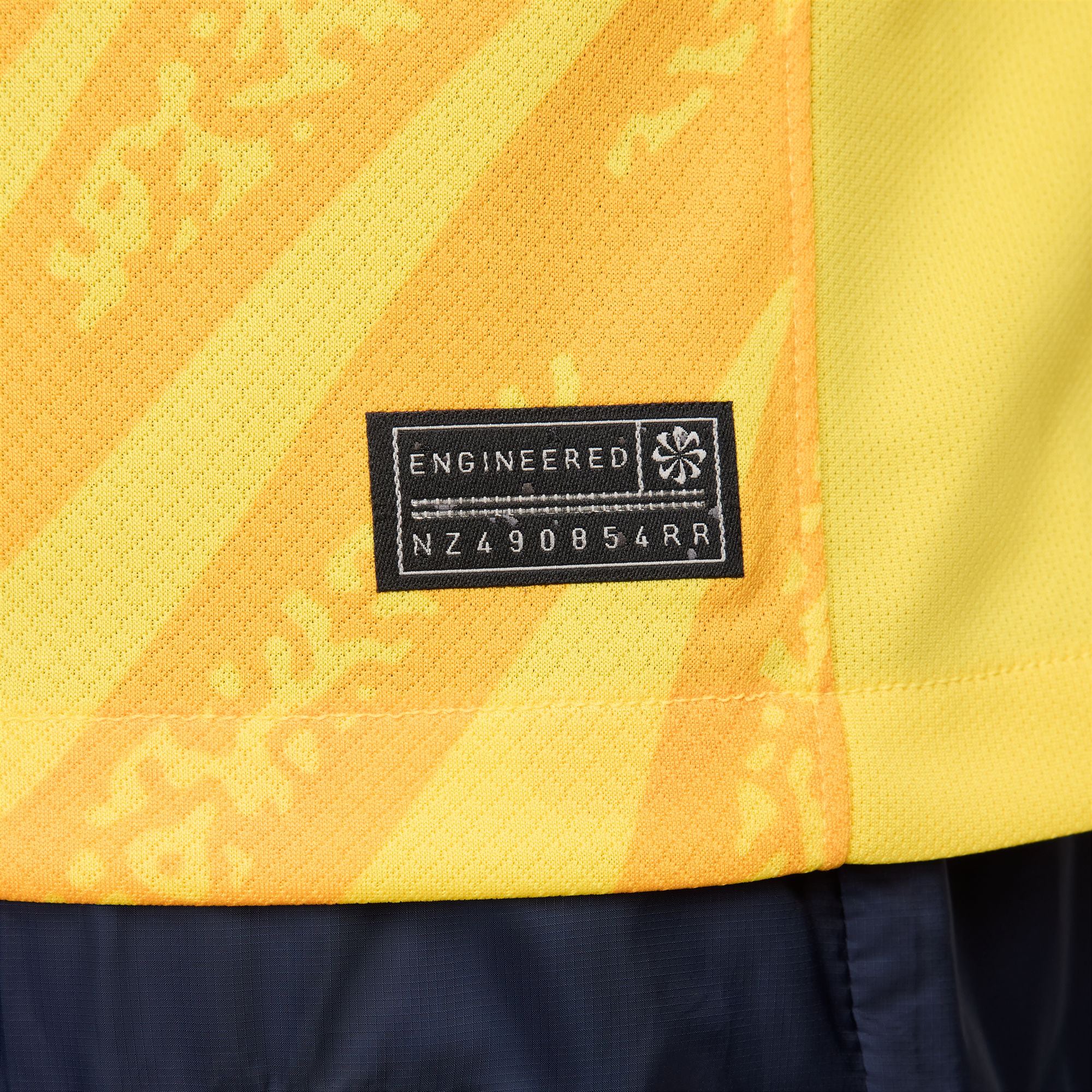 France National Team Nike 2024 Goalkeeper Stadium Long Sleeve Authentic T-shirt - Yellow
