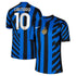 Nike Lautaro Martinez Inter Milan jersey in blue and black with number 10 and club logo