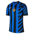 Nike Lautaro Martinez Inter Milan jersey featuring blue and black stripes with club logo and Nike swoosh