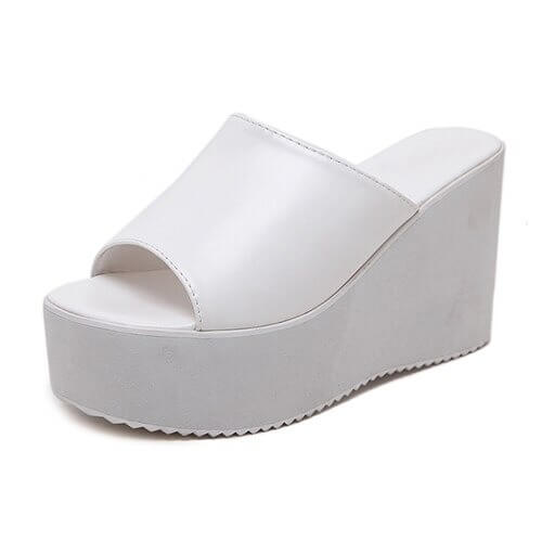 Summer Slip On Women Wedges Sandals Platform High Heels Fashion Open Toe Ladies Casual Shoes Comfortable Promotion Sale