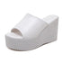Summer Slip On Women Wedges Sandals Platform High Heels Fashion Open Toe Ladies Casual Shoes Comfortable Promotion Sale